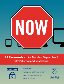 Image of a password poster