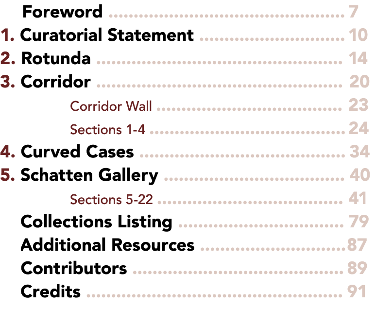U Foreword                                                 7 1  Curatorial Statement                               10   