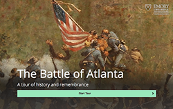 Screen image of Battle of Atlanta app.