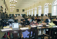 Photo of Woodruff Library reading room