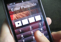 smart phone password